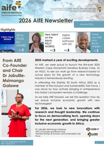 #9 2026 AIfE January Newsletter