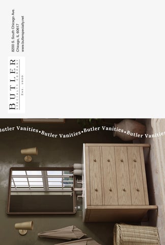 Butler Specialty Company 家具目录 · 冬季 2026 卫浴 Vanities 第 11 页