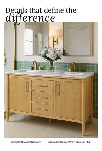 Butler Specialty Company 家具目录 · 冬季 2026 卫浴 Vanities 第 6 页