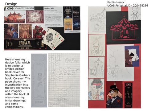 Kaitlin Healy's Portfolio - UCAS Personal ID:2004782364