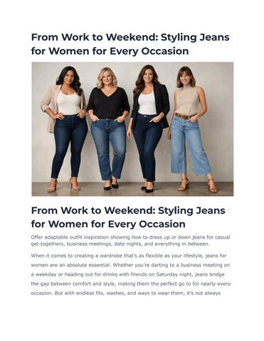 Jeans for Women