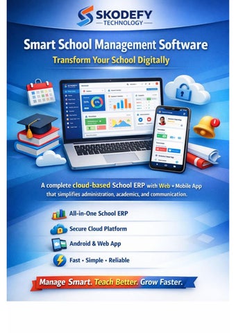 School Management Software in India | Smart School ERP – Skodefy by ...