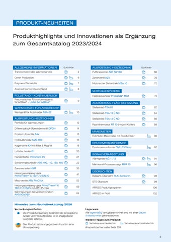 AFRISO Neuheiten- 家具目录 2026 第 3 页