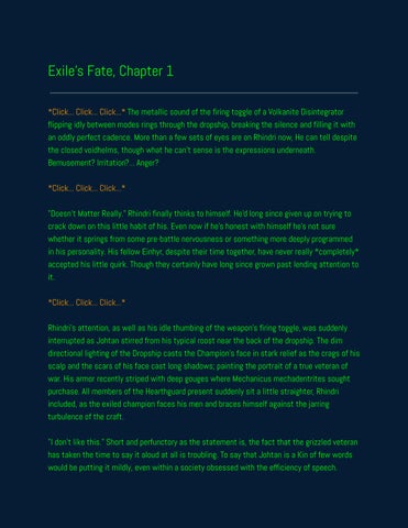 Exiles Fate 1