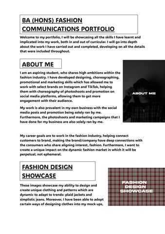 BA (HONS) FASHION COMMUNICATIONS PORTFOLIO - BAILEY WADDINGTON