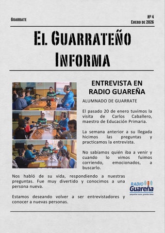 El Guarrateño Informa. Nº4