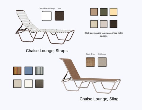 Chaise Lounge, Straps