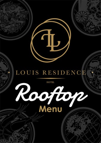 Menu Rooftop Louis Residence Hotel