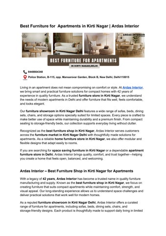 best-furniture-for-apartments-in-kirti-nagar-delhi