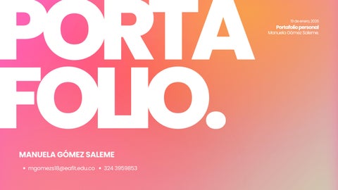 borrador de portafolio