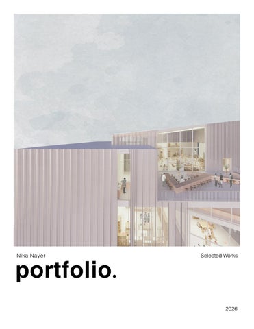 Nika Nayer - Architecture portfolio 2026
