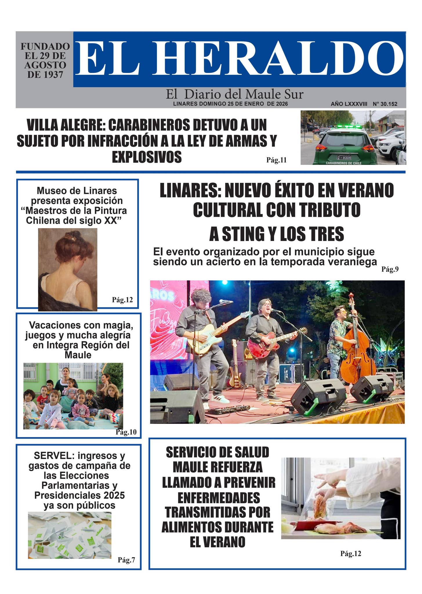 Domingo 25 de enero 2026