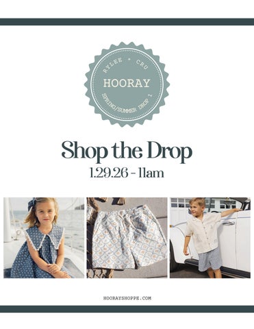 Hooray Children's Shoppe - Shop the Drop!
