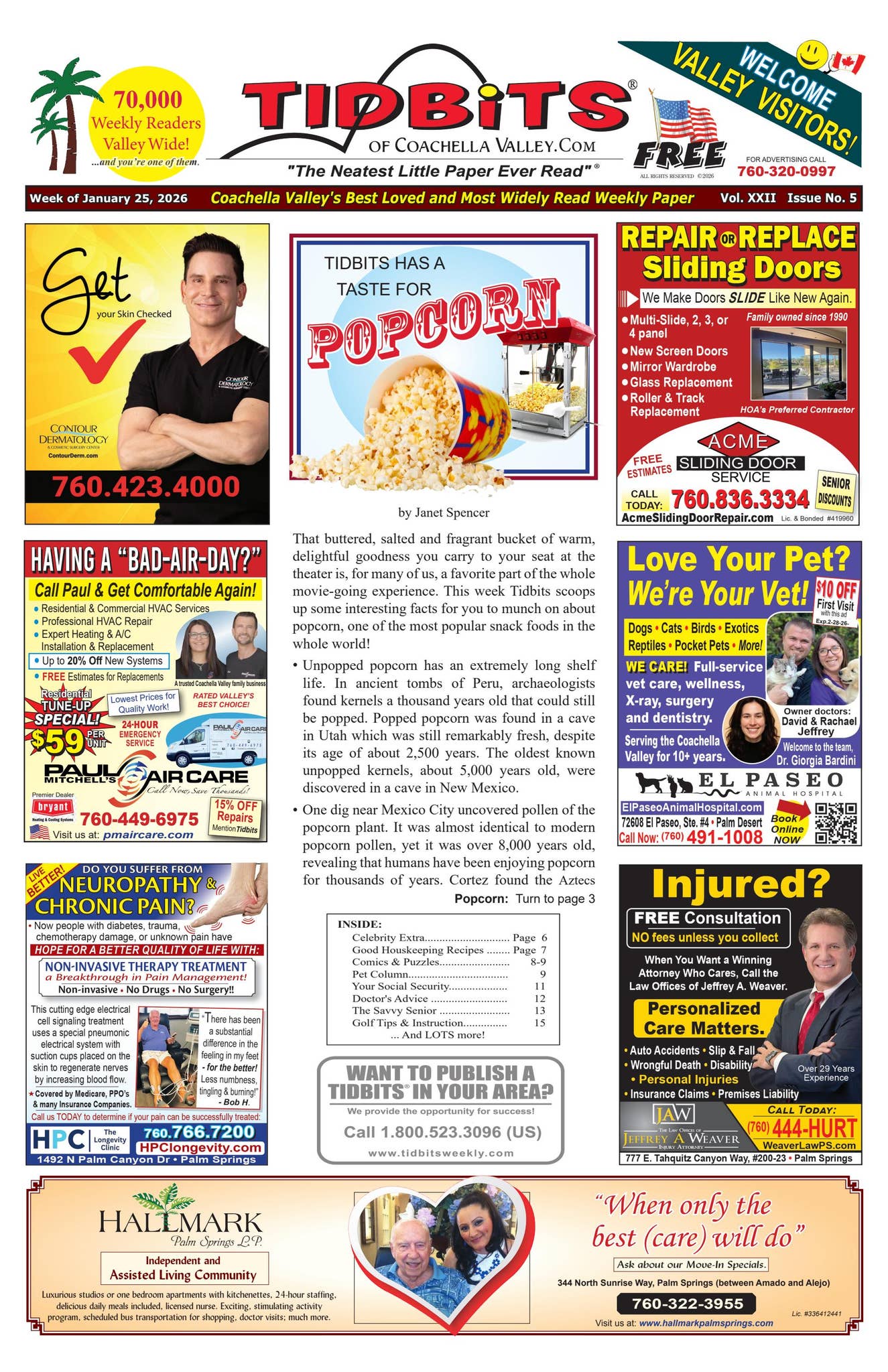 Vol. 22: #5 • Popcorn • (1-25-2026) Tidbits of Coachella Valley by ...