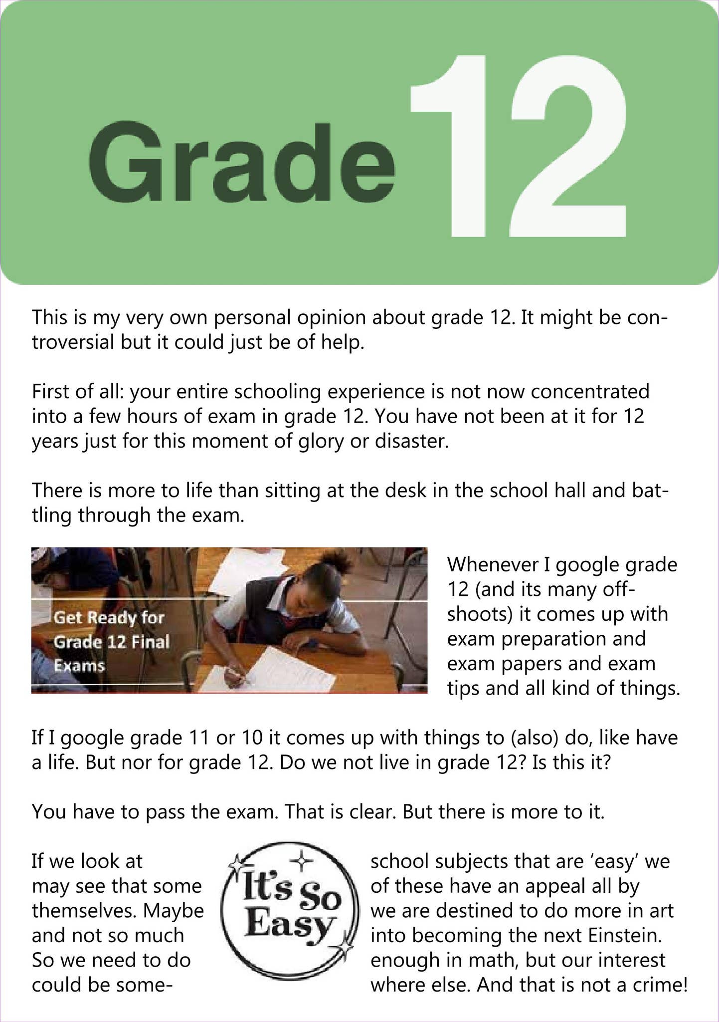 grade 12 by Romele - Issuu