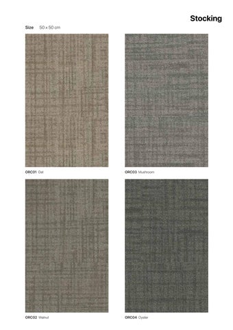 ECOFLOOR ORCHARD CARPET 第 5 页