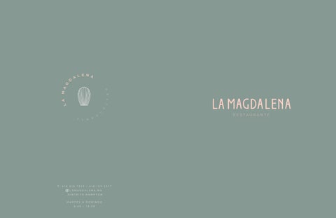 MENU DURANGO La Magdalena