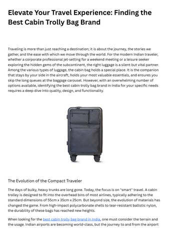 Security is another non-negotiable factor. In the Indian context, where safety is paramount, a TSA-a