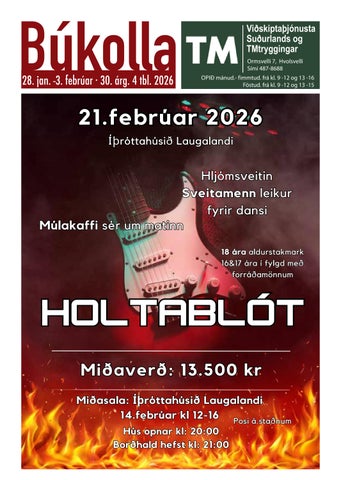 Búkolla 28. janúar–4. febrúar 2026