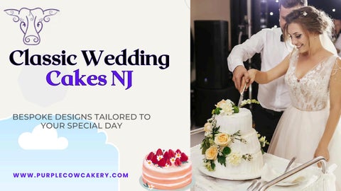 Divine Wedding Cakes NJ | Purple Cow Cakery