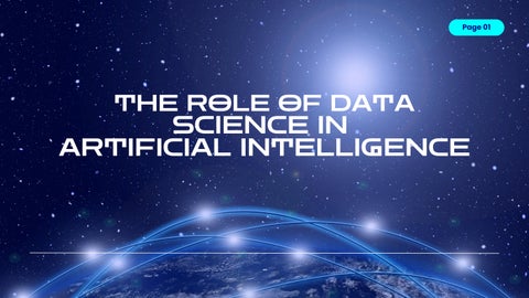 THE ROLE OF DATA SCIENCE IN ARTIFICIAL INTELLIGENCE
