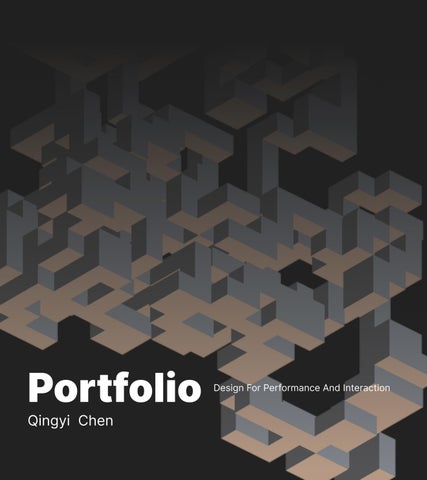 Portfolio Qingyi Chen
