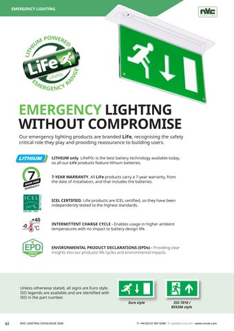 NVC Lighting UK EMERGENCY - SECTION - NVC 灯饰目录 2026 第 2 页