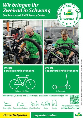 LANDI Themenflyer Mobilität Fahrräder 第 16 页