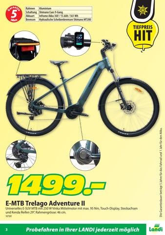 LANDI Themenflyer Mobilität Fahrräder 第 3 页