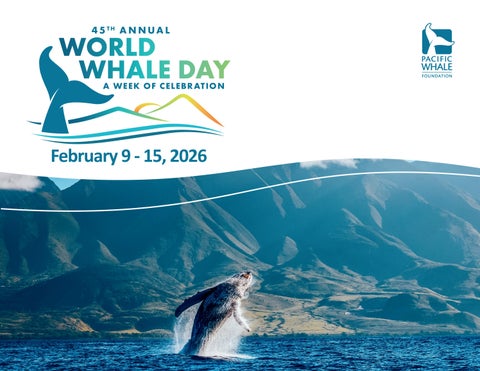 2026 World Whale Day Week Event Program Book