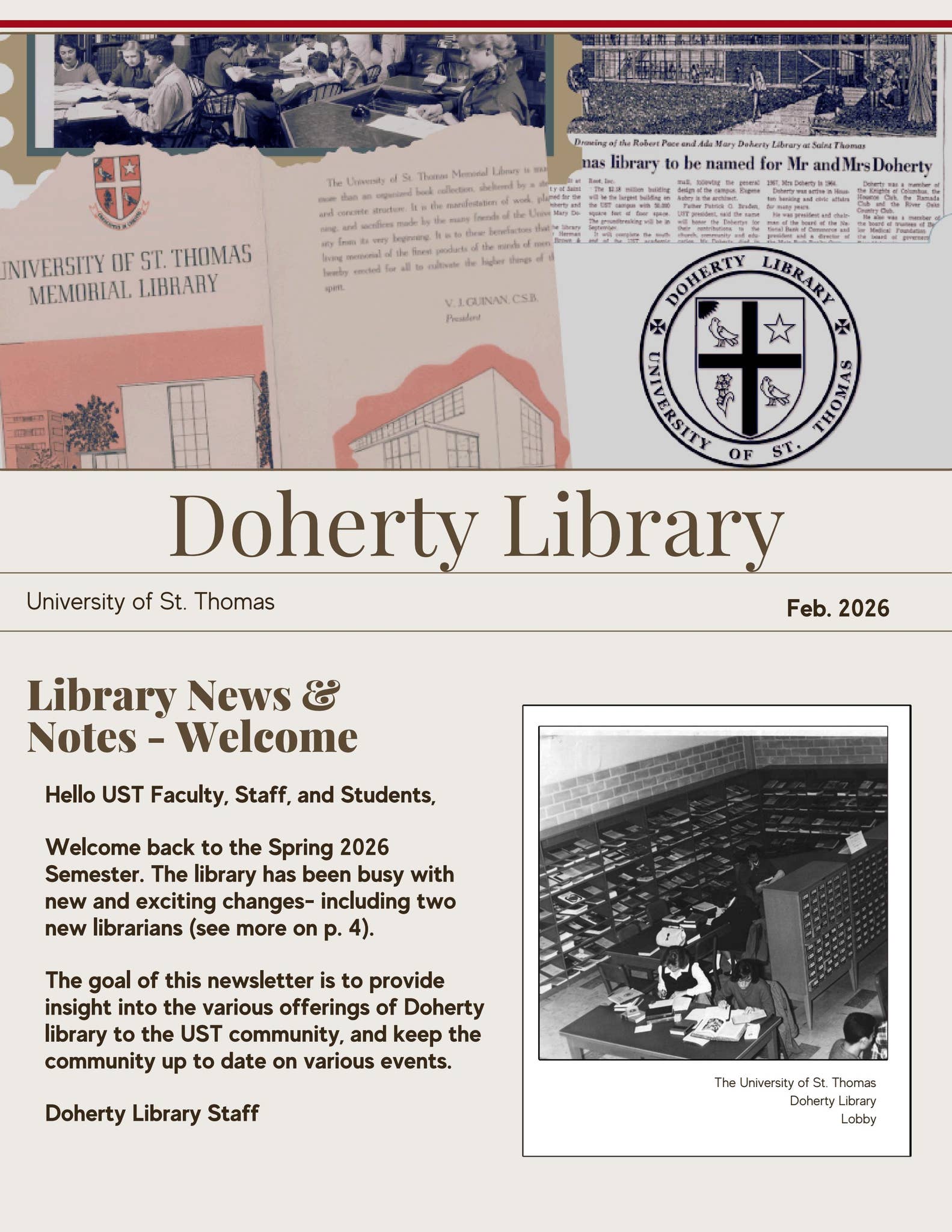 February Newsletter_Doherty Library_Final (1) by referenceUST - Issuu