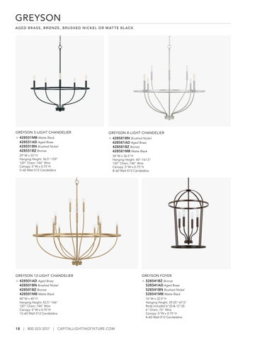 capitallighting Homeplace 灯饰目录 2026 第 18 页