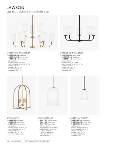 capitallighting Homeplace 灯饰目录 2026 第 20 页