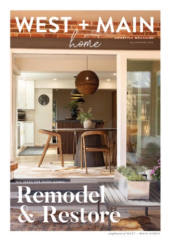W+M Home Magazine : : Remodel & Restore Issue
