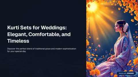 Kurti-Sets-for-Weddings-Elegant-Comfortable-and-Timeless