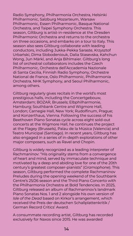 Royal Philharmonic Orchestra with Boris Giltburg, piano - Program 第 14 页