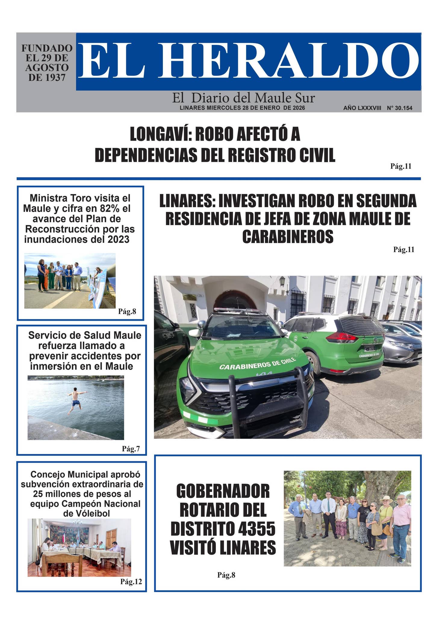 Miercoles 28 de enero 2026