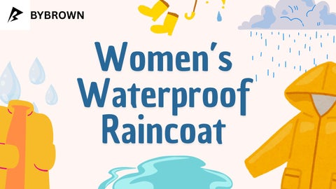 Shop Women’s Waterproof Raincoat From BYBROWN