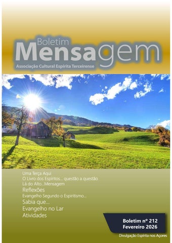 Boletim Mensagem AET nº 212 - Fevereiro 2026