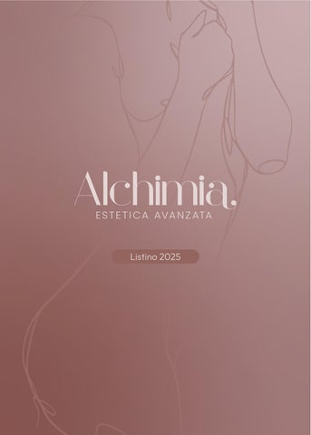 Listino prezzi 2026 - Alchimia