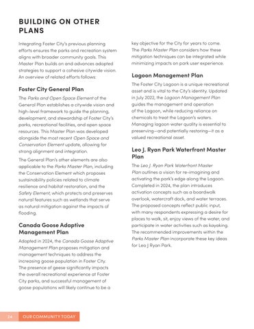 Foster City Parks Master Plan 第 24 页