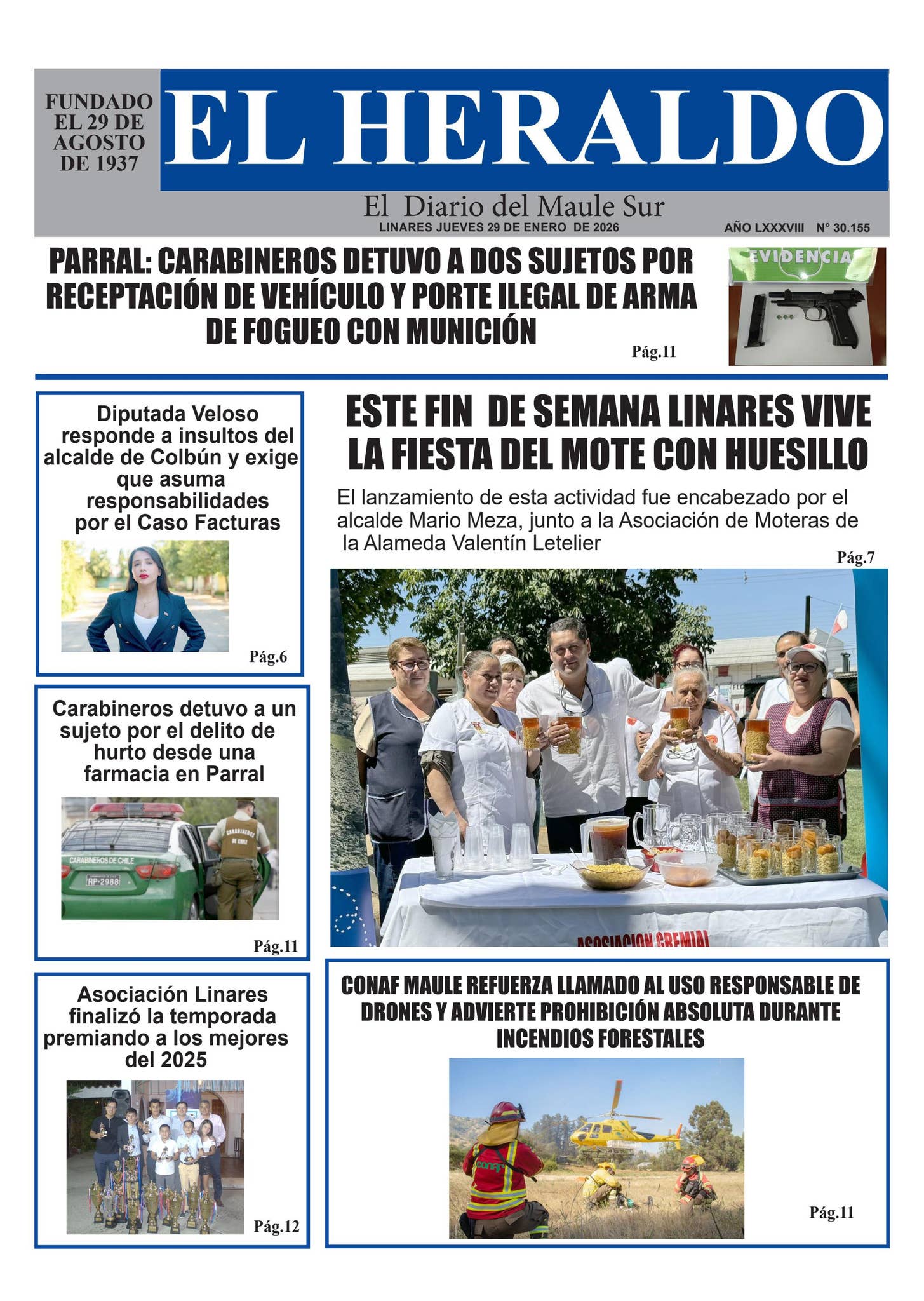 Jueves 29 de enero 2026