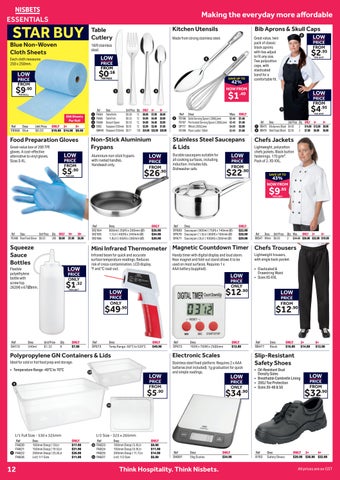 Nisbets Australia End of 夏季 Savings 第 12 页