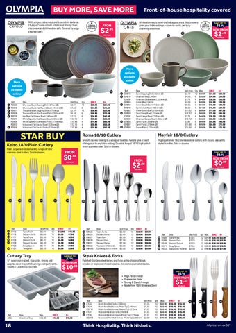 Nisbets Australia End of 夏季 Savings 第 18 页