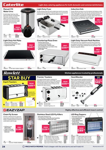 Nisbets Australia End of 夏季 Savings 第 24 页