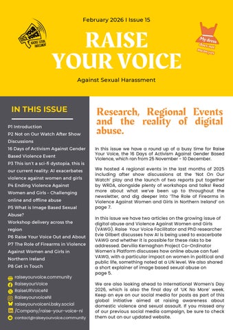 Raise Your Voice ezine February 2026 