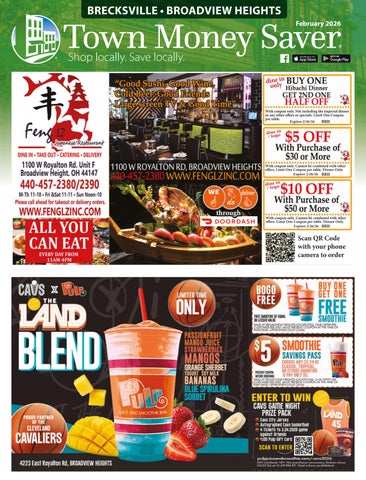 Brecksville-Broadview Heights Town Money Saver | February 2026