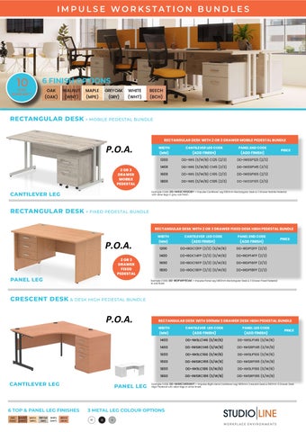 StudioLine Workplace Environments 灯饰目录 · 办公 Essentials Euro 版 第 7 页