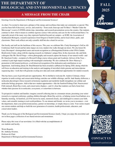 Newsletter Fall r2025