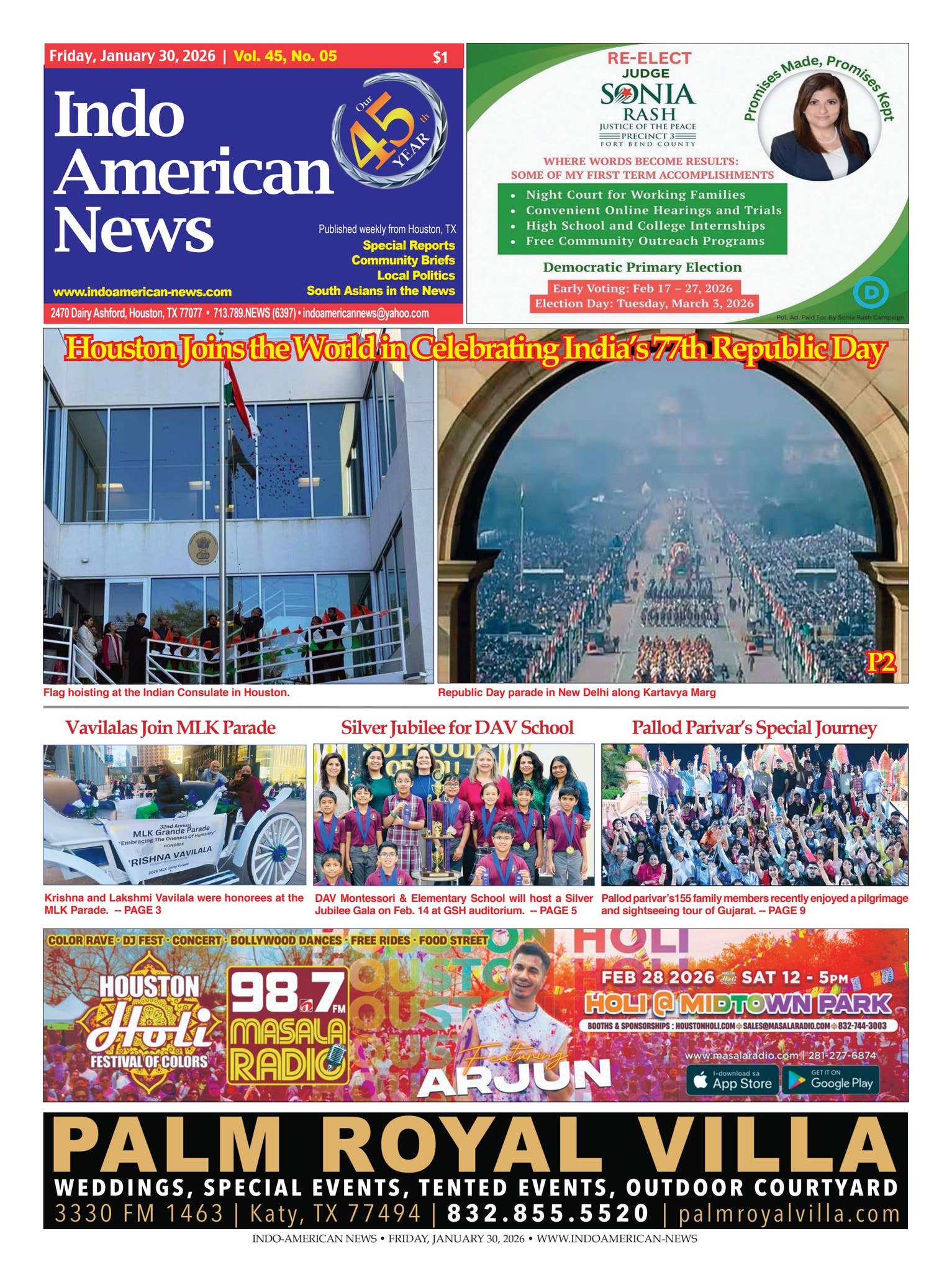 Indo-American News: January 30, 2026 by Indo American News - Issuu